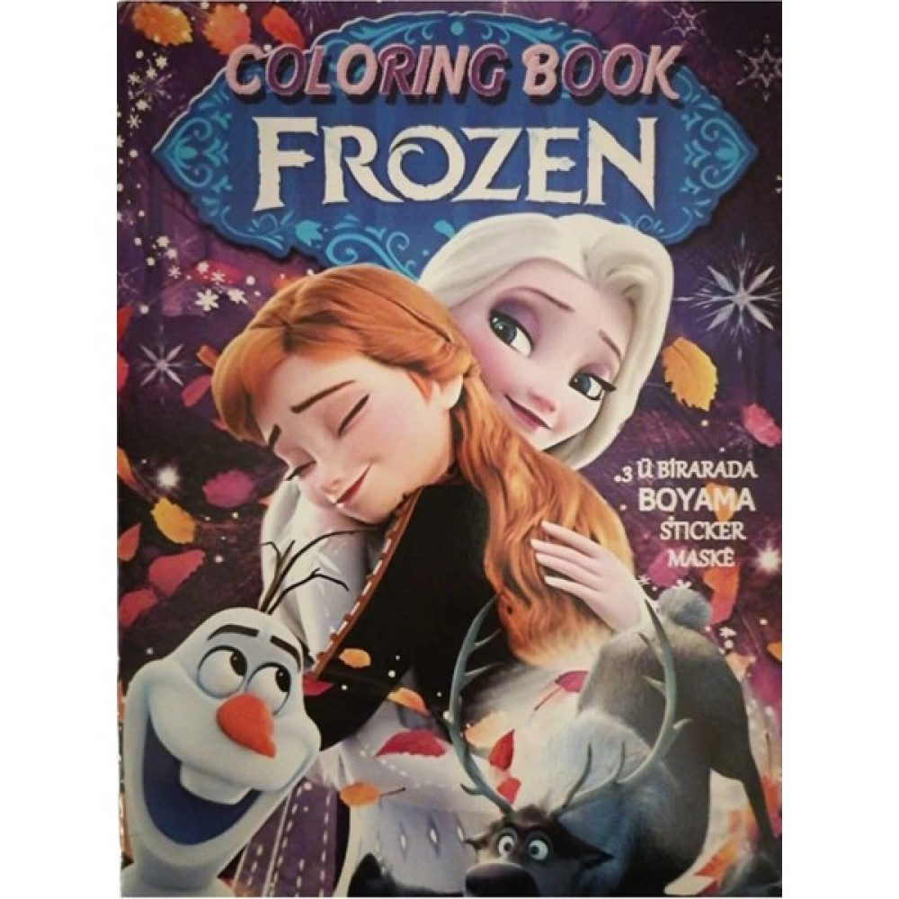 Booddie Boyama Kitabı Stickerlı Frozen Model Aktivite & Eğitici Kitaplar Fiyatı