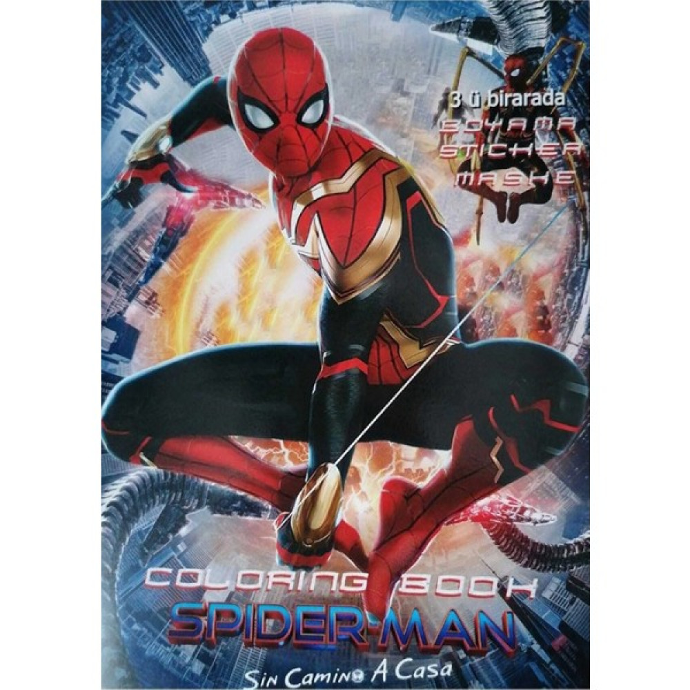 Booddie Boyama Kitabı Stickerlı Spıderman Model Örümcek Adam Boyanıcak Sayfa Sayısı 16 Aktivite & Eğitici Kitaplar Fiyatı