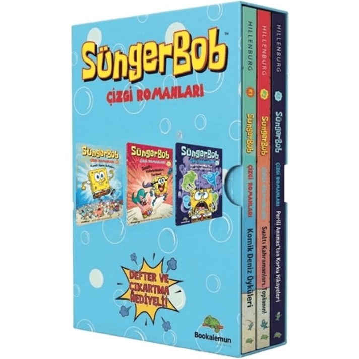 Bookalemun Yayınevi Süngerbob Çizgi Romanları- 3 Kitap Kutulu Set Kalem & Yazı Gereçleri Fiyatı