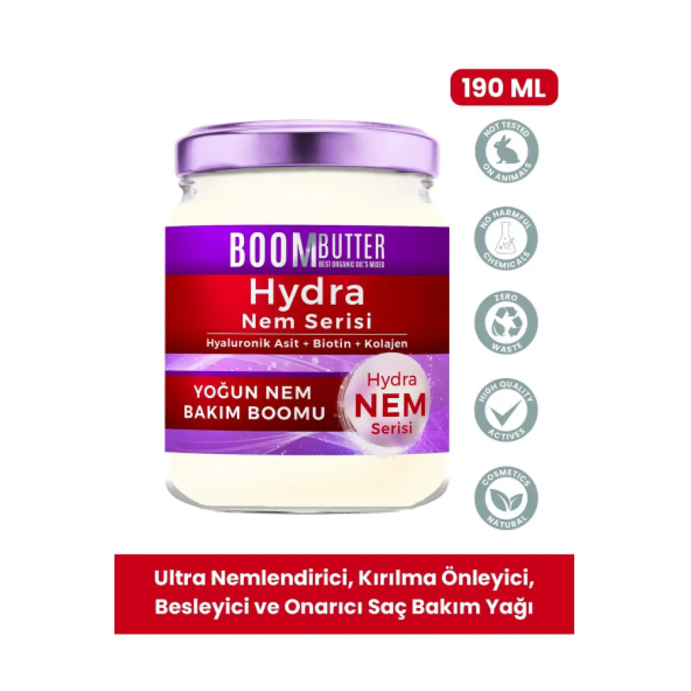 Boom Butter Hydra Yogun Nem Besleyici Kirilma Onleyici Sac Bakim Boom'u 190 Ml Saç Şekillendirici Sprey Fiyatı