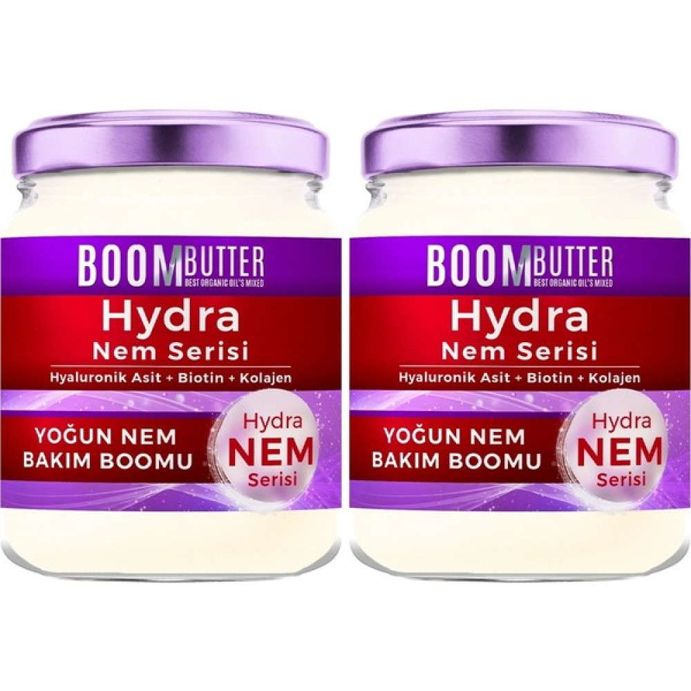 Boom Butter Hydra Yoğun Nem Saç Bakım Boom'u 2'li Fırsat Paketi Saç Bakım Maskeleri & Serumlar & Spreyler Fiyatı