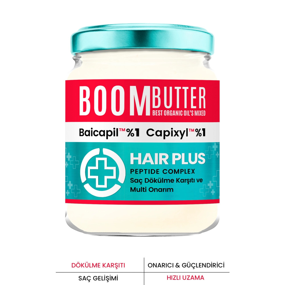 BOOM BUTTER Plus Dökülme Karşıtı %1 Baicapil %1 Capixyl Besleyici Saç Bakım Yağı 190 ml Şampuan ve Saç Kremi Fiyatı