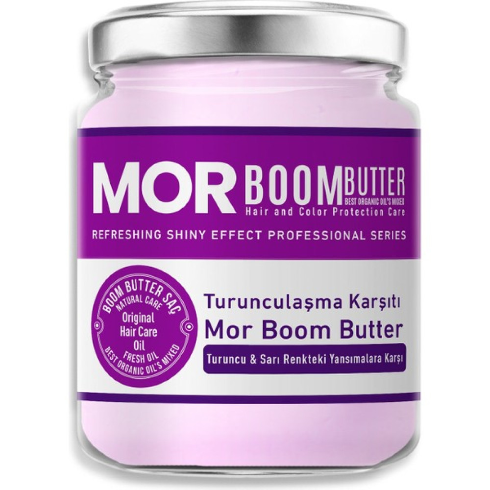 Boom Butter Turunculaşma Karşıtı Mor Saç Bakım Yağı 190 ML Saç Bakım Maskeleri & Serumlar & Spreyler Fiyatı