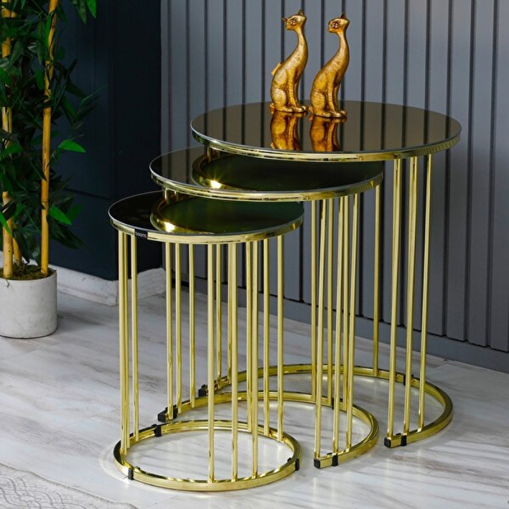 Boons Palmira Zigon Sehpa - GOLD - BRONZ Zigon Sehpa Fiyatı