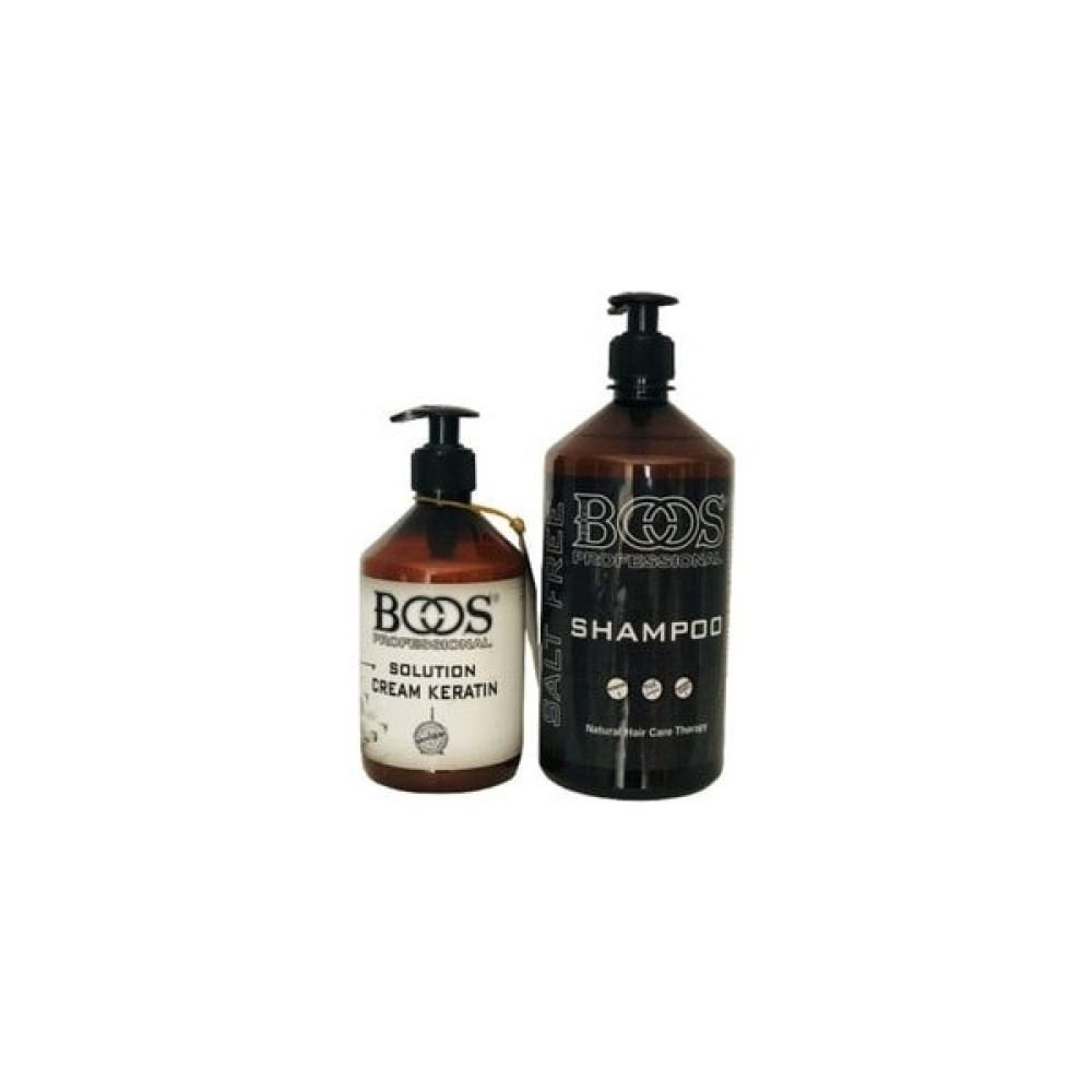 Boos Professional Pro Boos Professıonal Solusyon Krem Keratin 500 ml + Boos Salt Free (Tuzsuz) Şampuan 1000ML Oto Boyaları Fiyatı