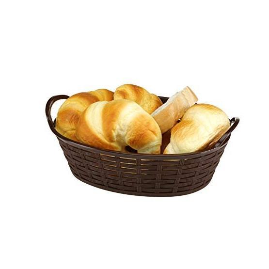 Bora Hasır Desenli 28 cm Oval Ekmek Sepeti