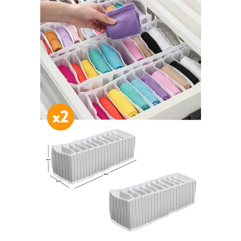 BORA HOME 2 Adet 11 Gözlü Medium Çekmece Içi Akordiyon Organizer Dolap İçi Düzenleyici Fiyatı