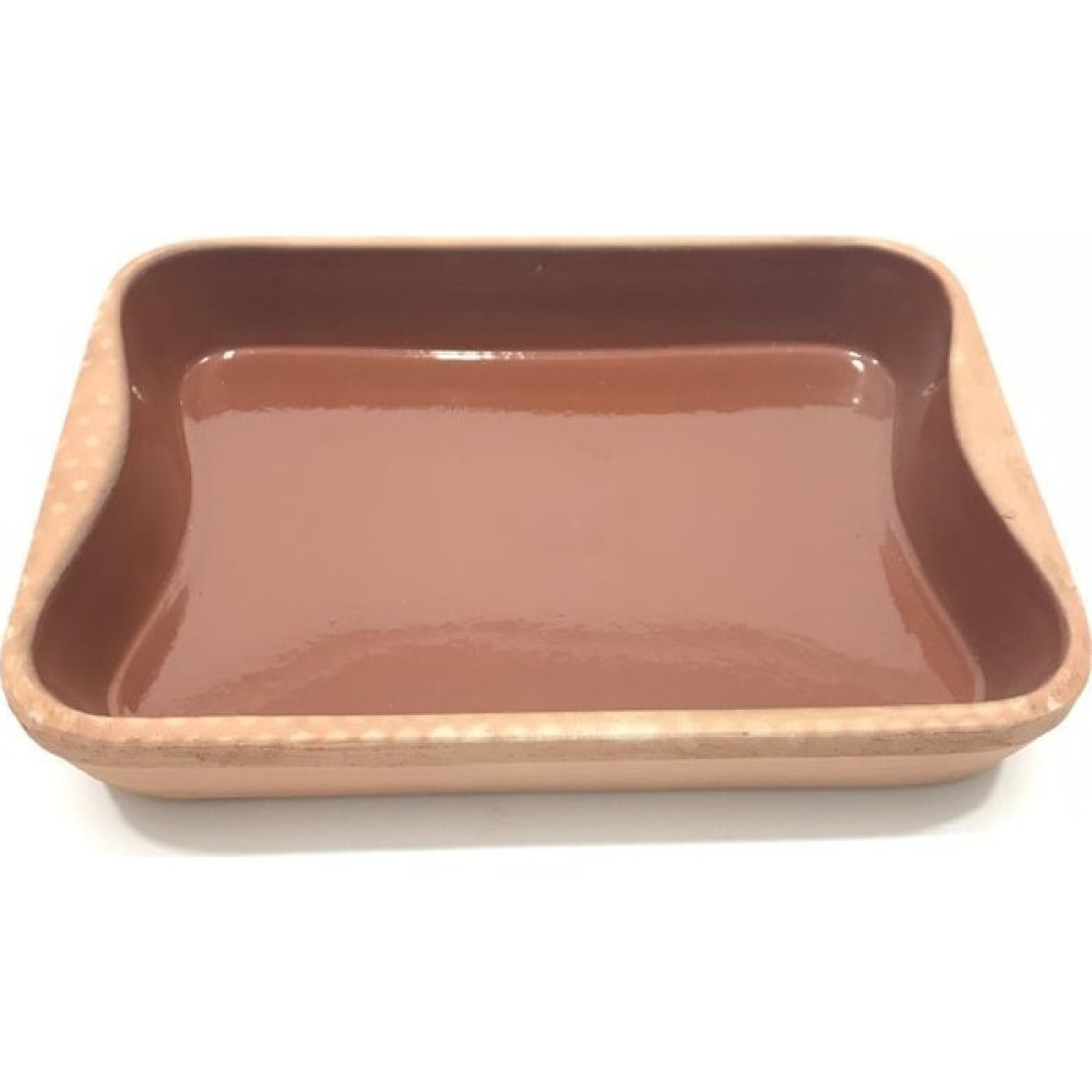 Borcam Toprak Güveç Kabı 32x23x5cm Yüksek Ateşe Dayanıklı Dikdörtgen Toprak Güveç Fırın Tepsisi Tepsiler / Fırın Kapları Fiyatı