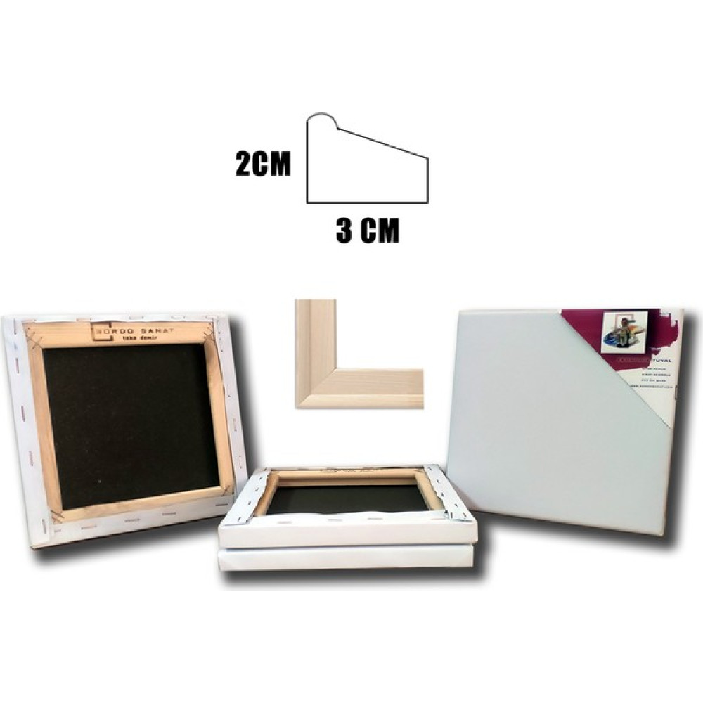Bordo Sanat Ekonomik Tuval 3+1 10 x 10 cm Set Tuval Fiyatı