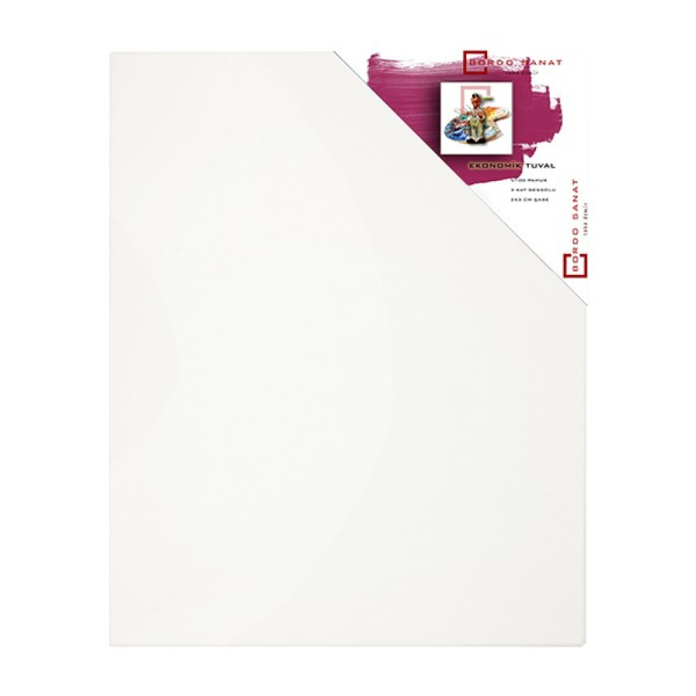 Bordo Sanat Ekonomik Tuval 70 x 100 cm 70 x 100 cm - Beyaz Tuval Fiyatı