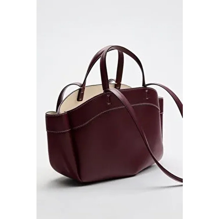 Bordo Shopper Kadın Tote El ve Omuz Askılı Çantası Diğer Fiyatı