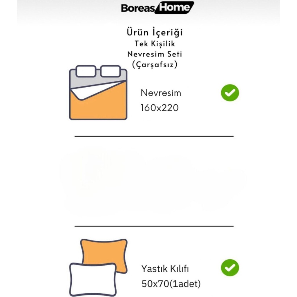 Boreas Home Melodi Tek Kişilik Nevresim Seti - 160 x 220 cm - Beyaz - Siyah Nevresim Takımı Fiyatı