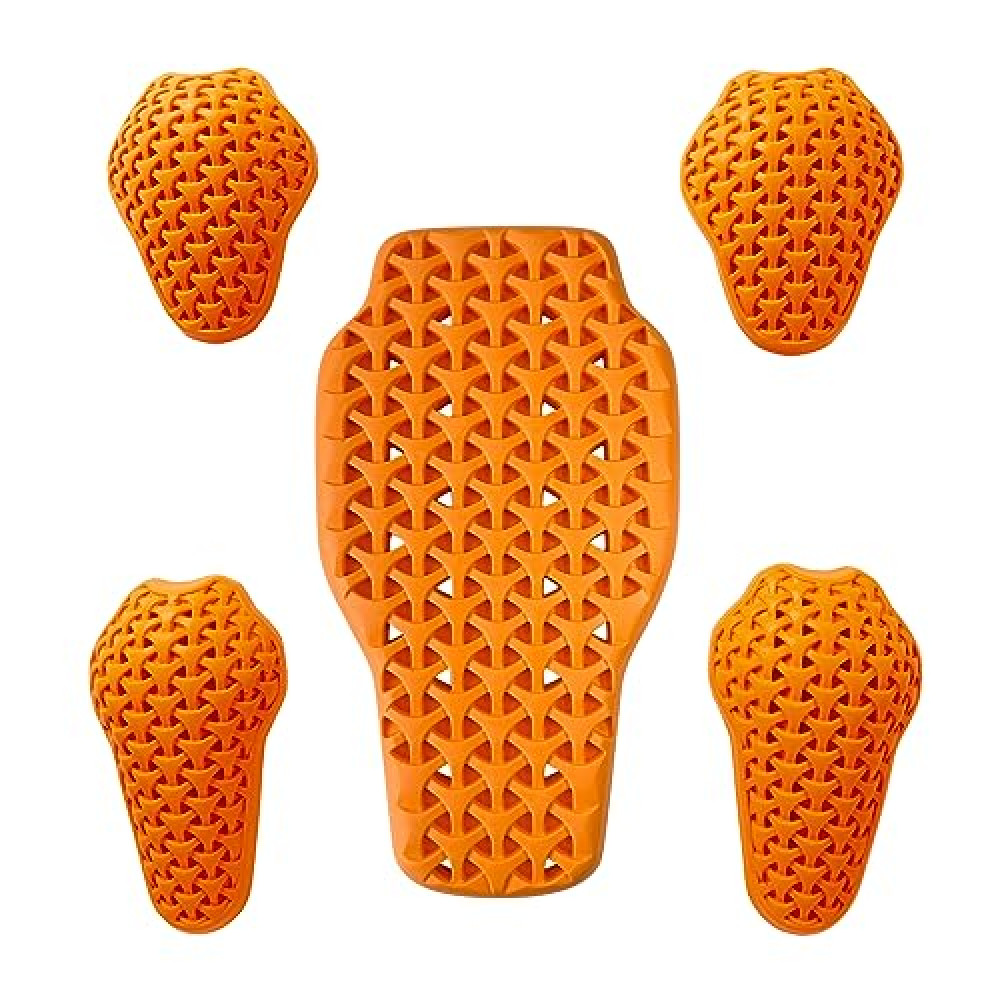 BORLENI CE Level 1 Back Armor Protection Pad and CE Level 2 Elbow and Shoulder Certified Armor Pads Set, Motorcycle Armor Protector Inserts for Motorcycle Jackets Motorcycle Rider Protective Accessories Fiyatı