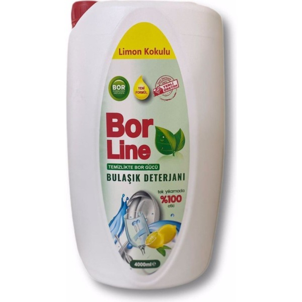 Borlıne Sıvı Bulaşık Deterjanı 4000 Ml. Kokulu - 4 lt Bulaşık Yıkama Fiyatı