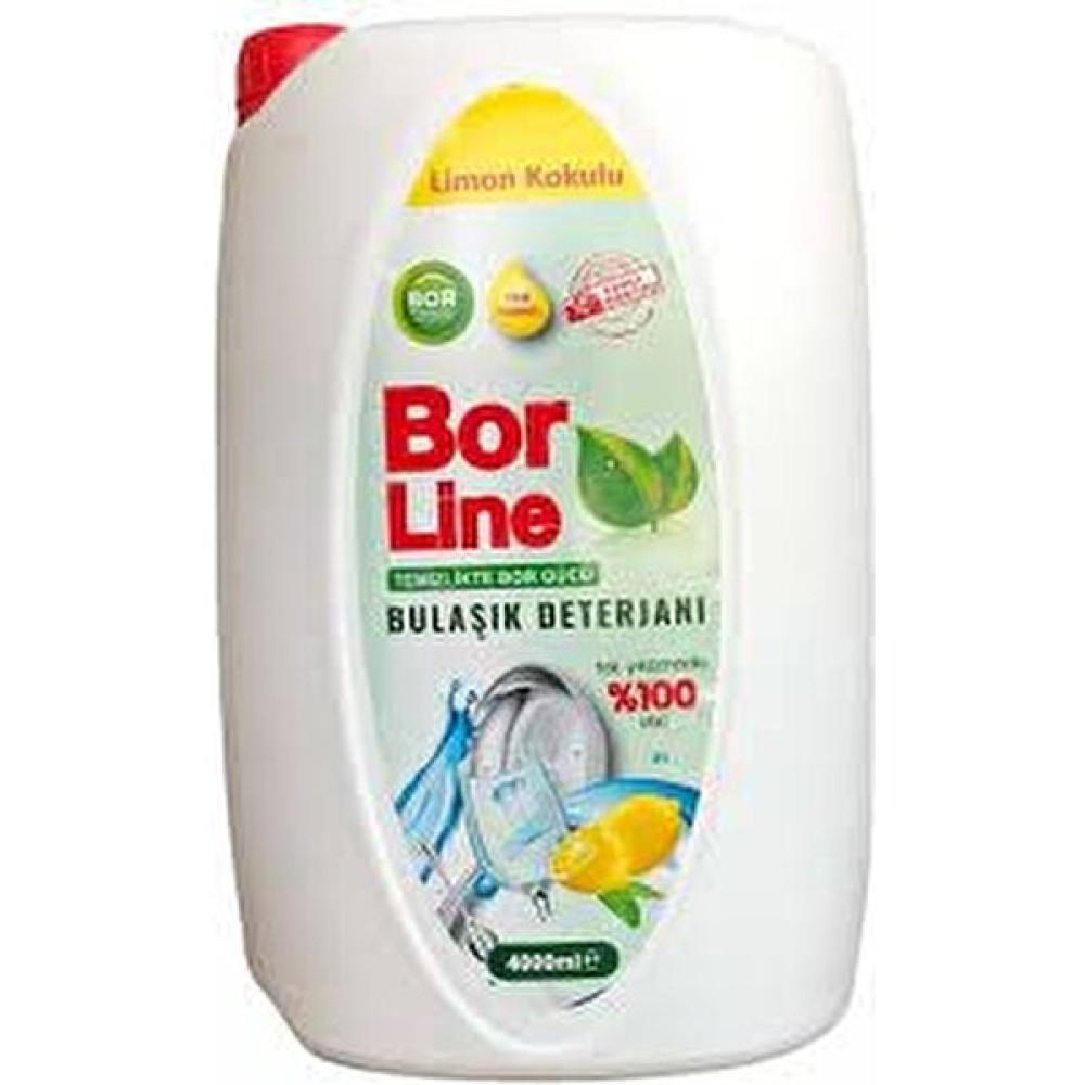 Borline Sıvı Bulaşık Deterjanı Limon 4 lt Bulaşık Yıkama Fiyatı