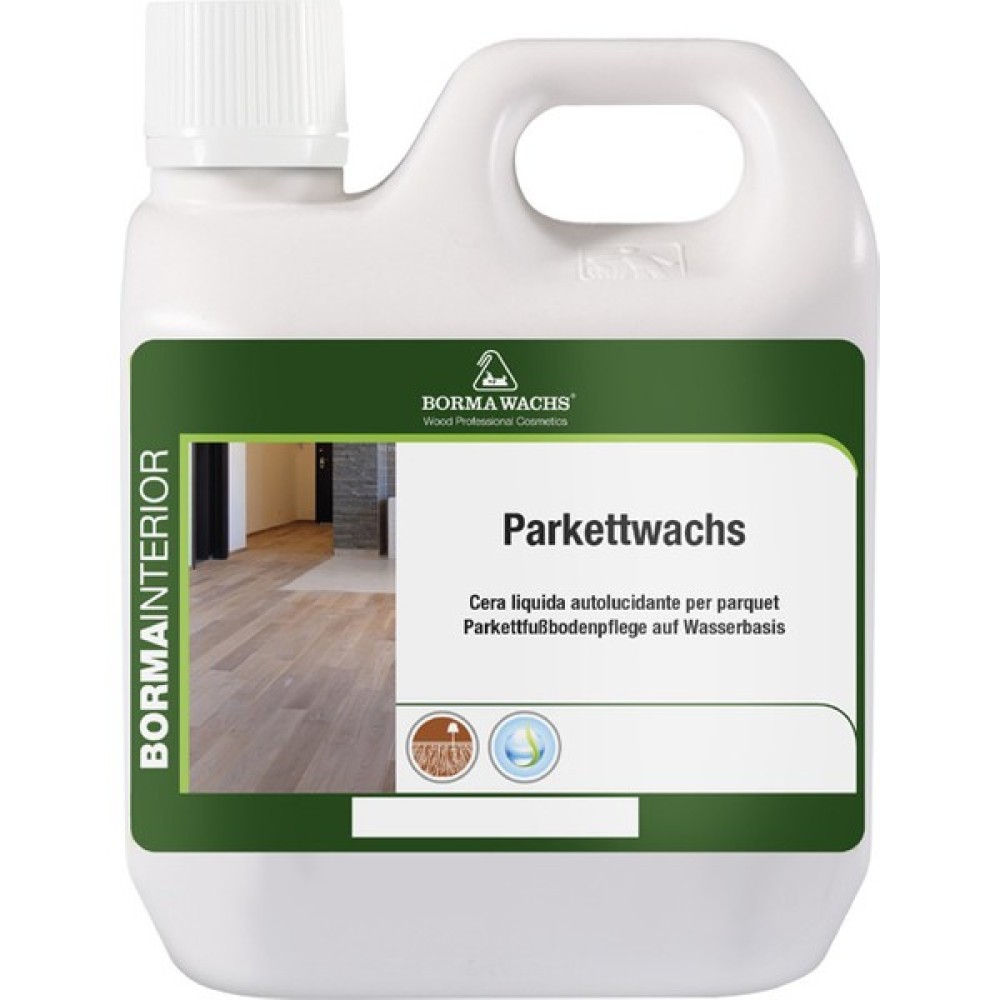 Borma Wachs Parquet Wax - Su Bazlı Likit Waxlı Parke Parlatıcı Yenileyici 1 L - Parlak İç Cephe Duvar Boyası Fiyatı