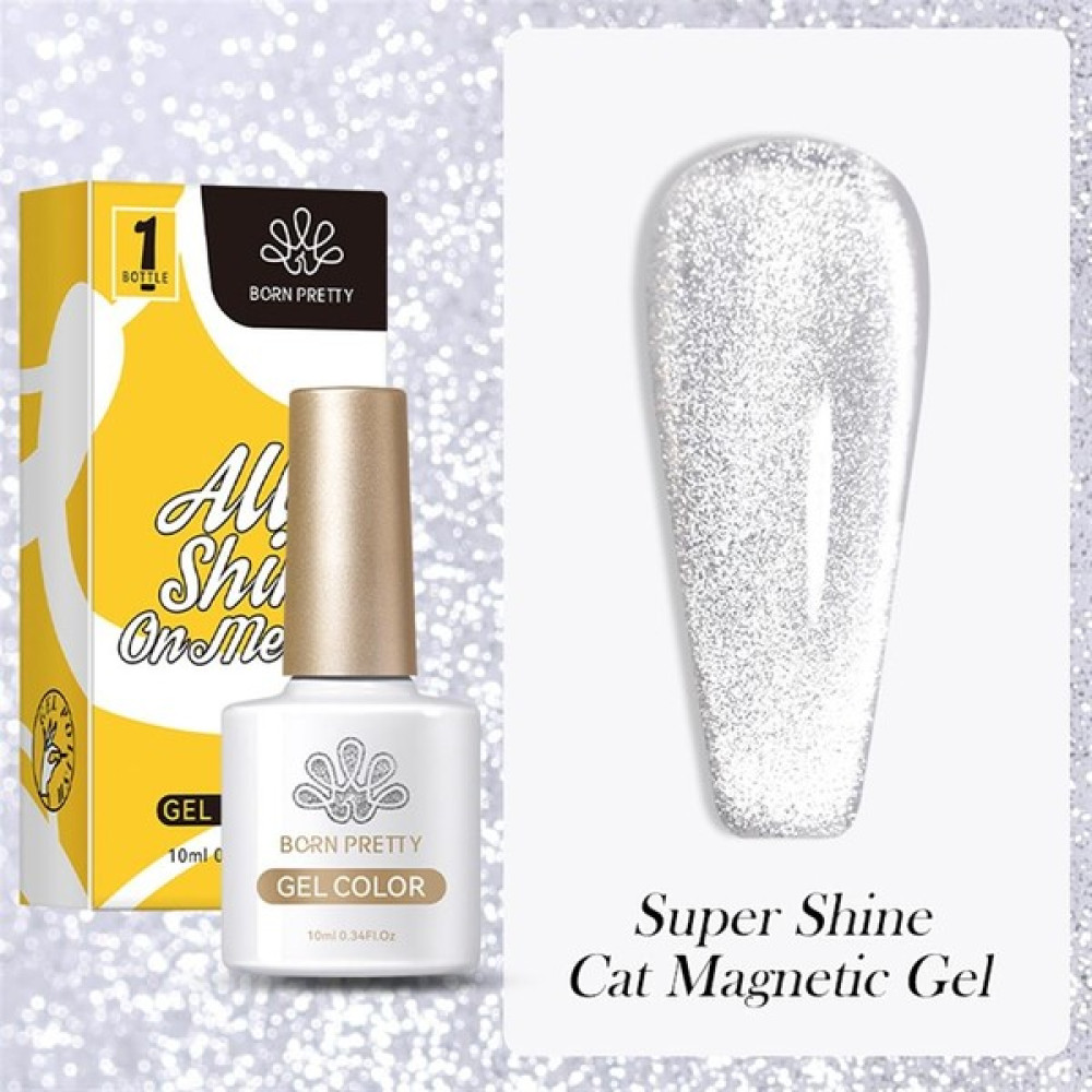 BORN PRETTY 10ml Super Shine Sliver Kedi Gözü Manyetik Jel (56340) Oje Fiyatı
