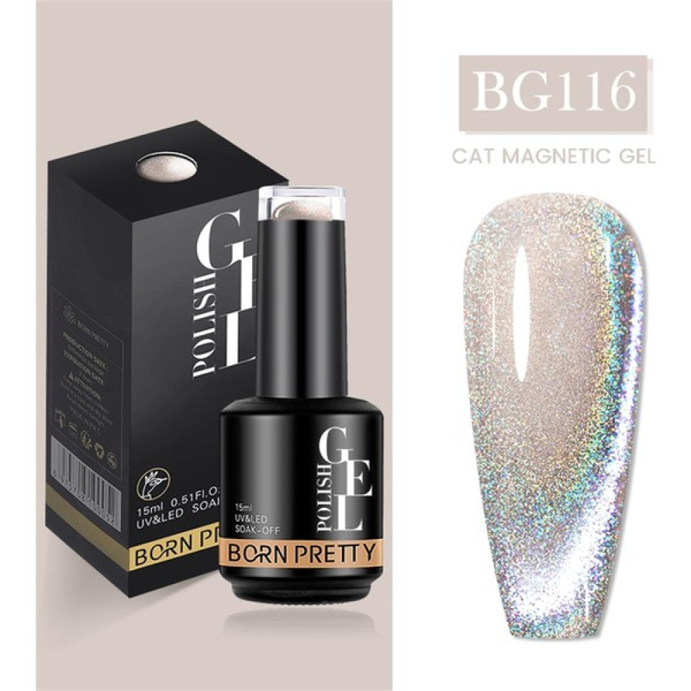 Born Pretty 15 ml Kedi Gözü Kalıcı Oje BG116 (55933) Oje Fiyatı