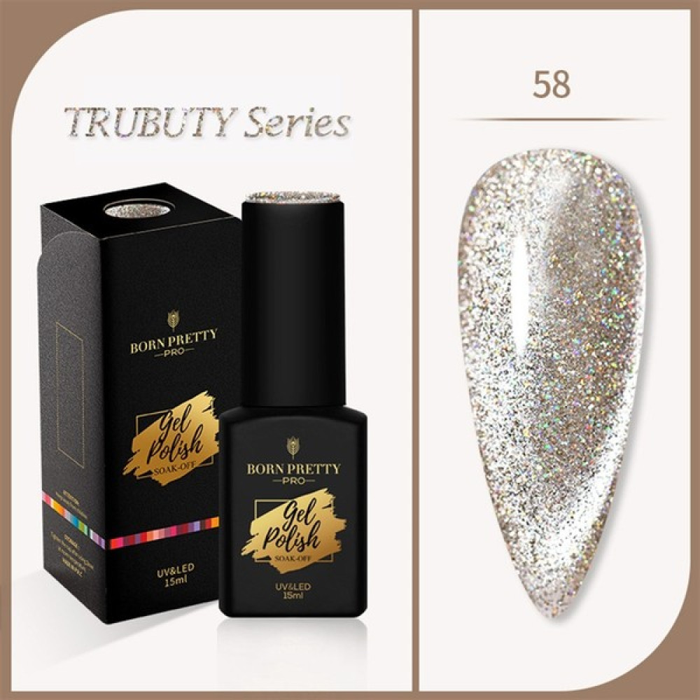Born Pretty Trubuty Serisi Kalıcı oje 15 ml 58 (52184-58) Kedi gözü oje Oje Fiyatı