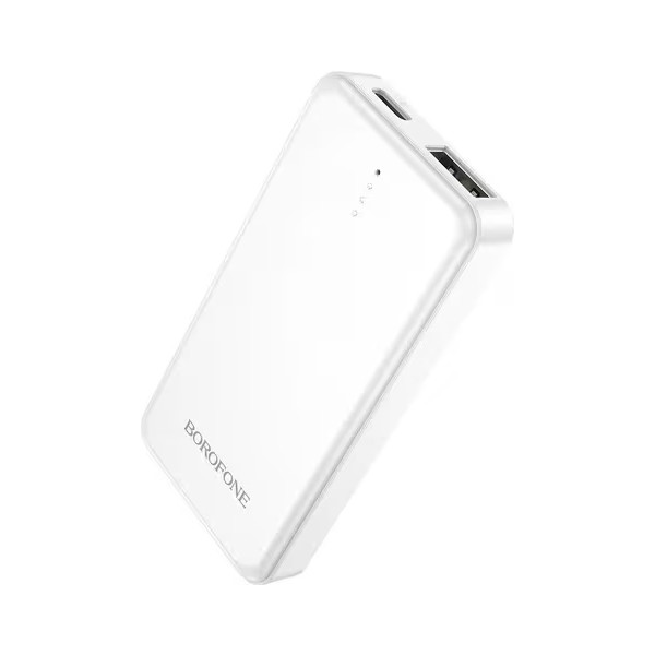 Borofone 2500MAH Ultra Hafif Mini Powerbank - Sadece 62 Gram, LED Göstergeli Acil Durum Şarj Cihazı, Cebinize Sığan Minimalist Taşınabilir Pil - Siyah Taşınabilir Şarj Cihazı - Powerbank Fiyatı