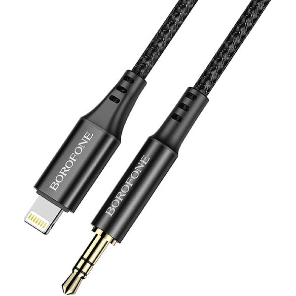 Borofone Çevirici Lightning IPHONE To Aux 3.5 mm Kablo 1 Metre - Siyah Oto Boyaları Fiyatı