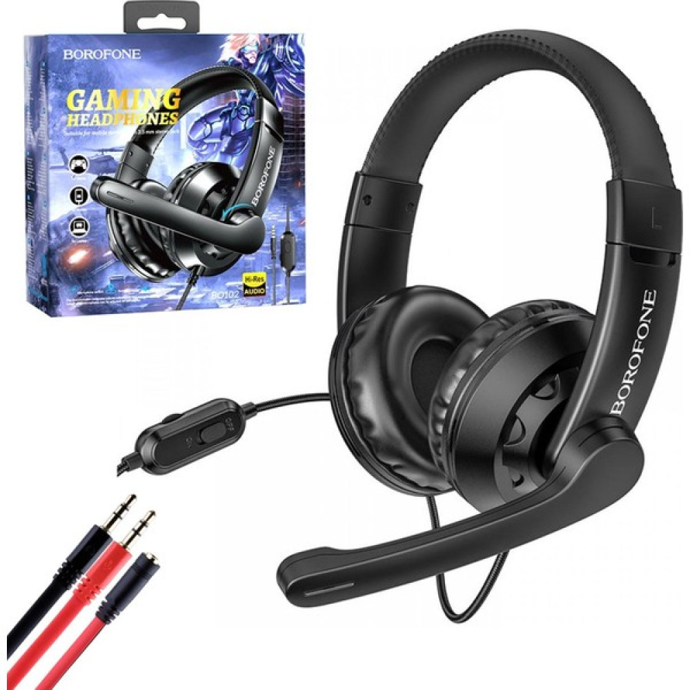 Borofone Kablolu Oyuncu Kulak Üstü Kulaklık Mikrofonlu 1.2mt Borofone BO-102 Oto Hoparlörleri & SubWoofer Fiyatı