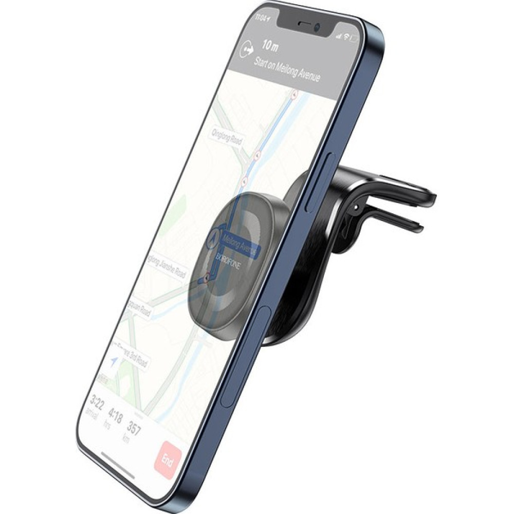 Borofone Manyetik Araç Içi Klima Telefon Tutucusu Borofone BH40 4,7-6,5 Inç Telefonlar - Siyah Cep Telefonu Tutucu Fiyatı