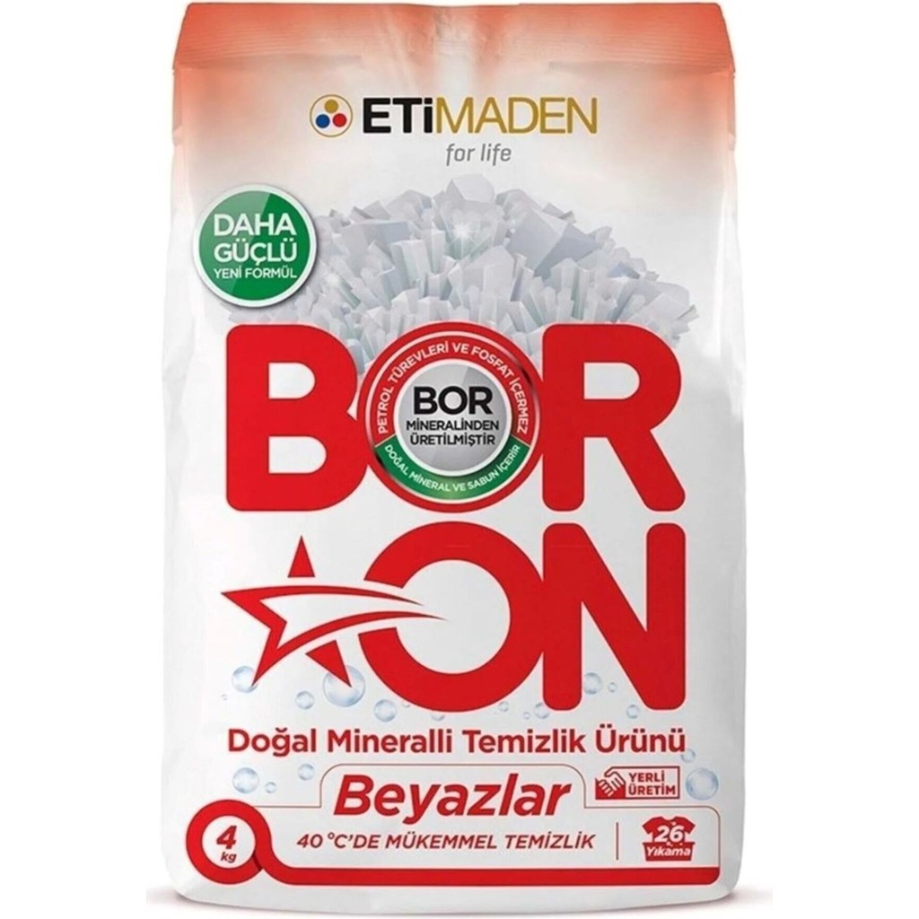 Boron Çamaşır Makinesi Deterjanı Doğal Toz Beyazlar Için 4kg Çamaşır Makineleri Fiyatı