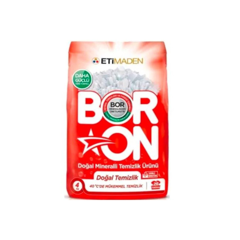Boron Doğal Mineralli Temizlik Ürünü Beyazlar Için 4 Kg Çamaşır Deterjanı Fiyatı