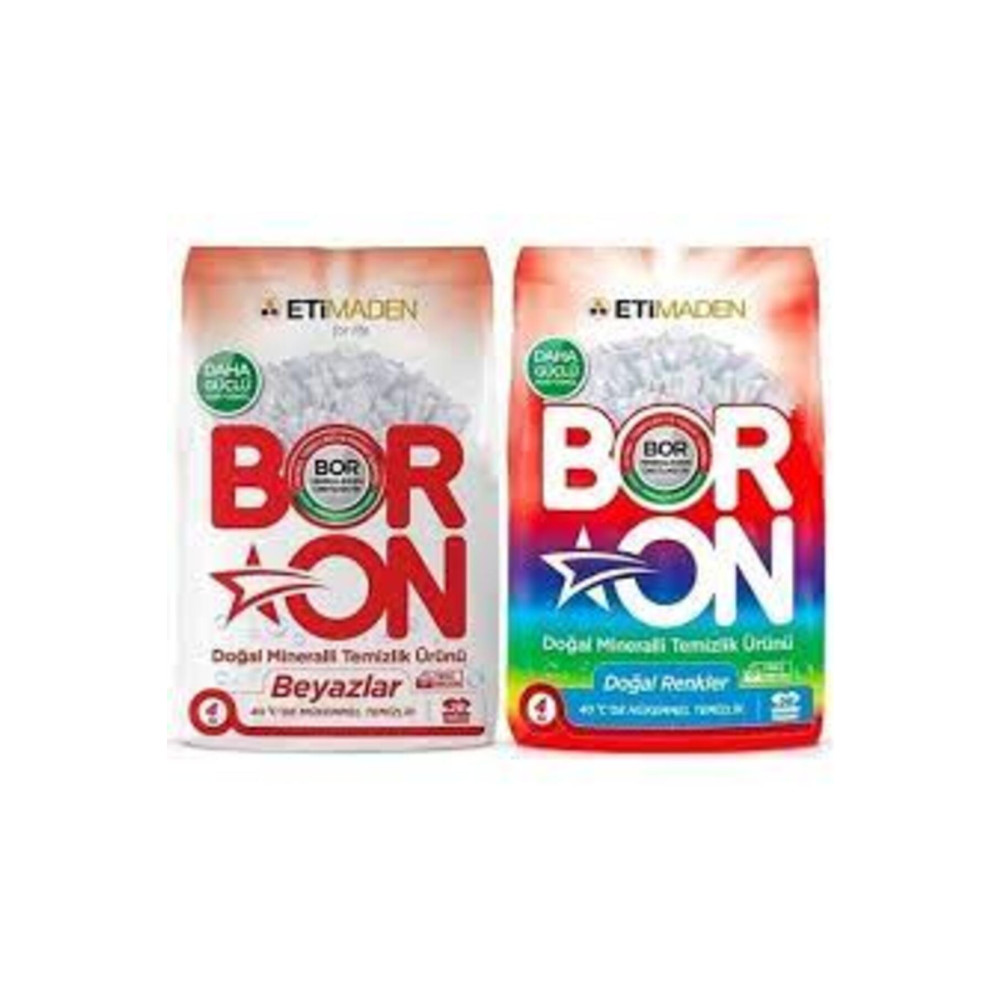 Boron Toz Çamaşır Deterjanı Renkliler Ve Beyazlar Için 4 Kg X 2 Adet Çamaşır Deterjanı Fiyatı
