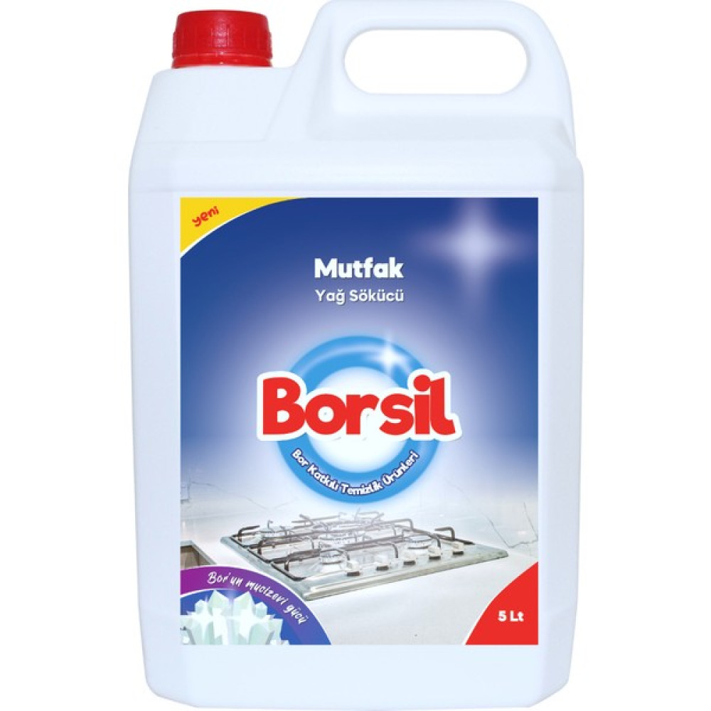 Borsil Mutfak Yağ Sökücü 5 L - Beyaz Oto Boyaları Fiyatı