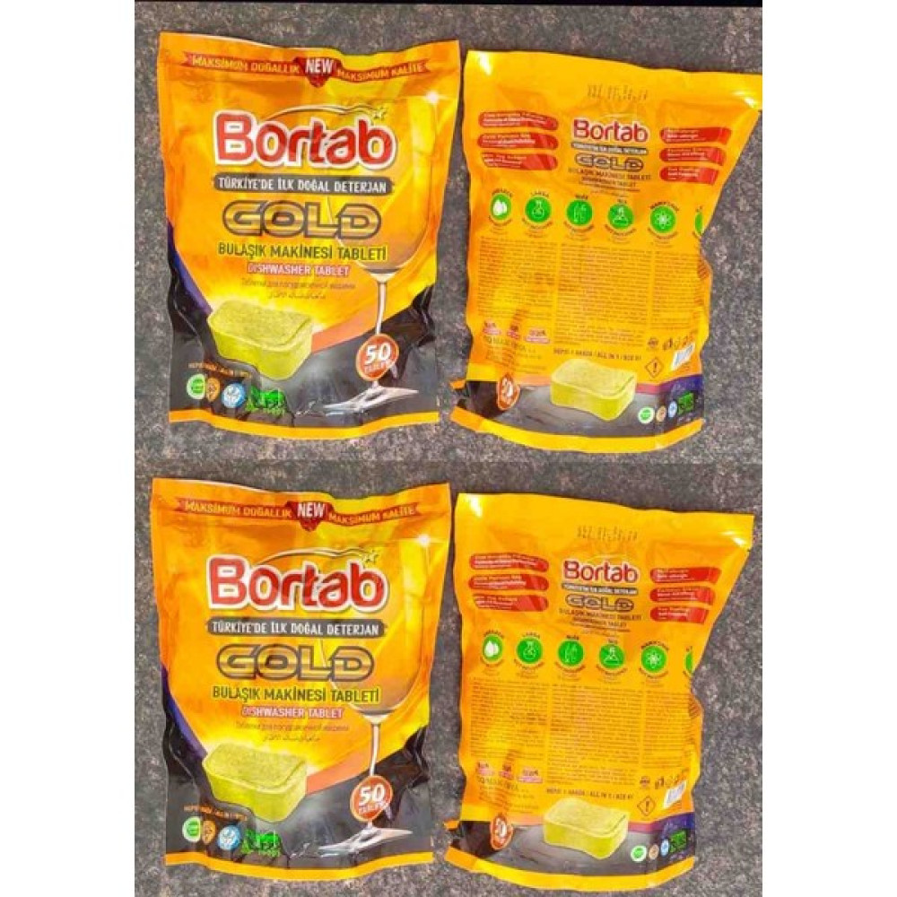 Bortab Gold Bulaşık Makinesi Tablet Deterjanı Bulaşık Yıkama Fiyatı