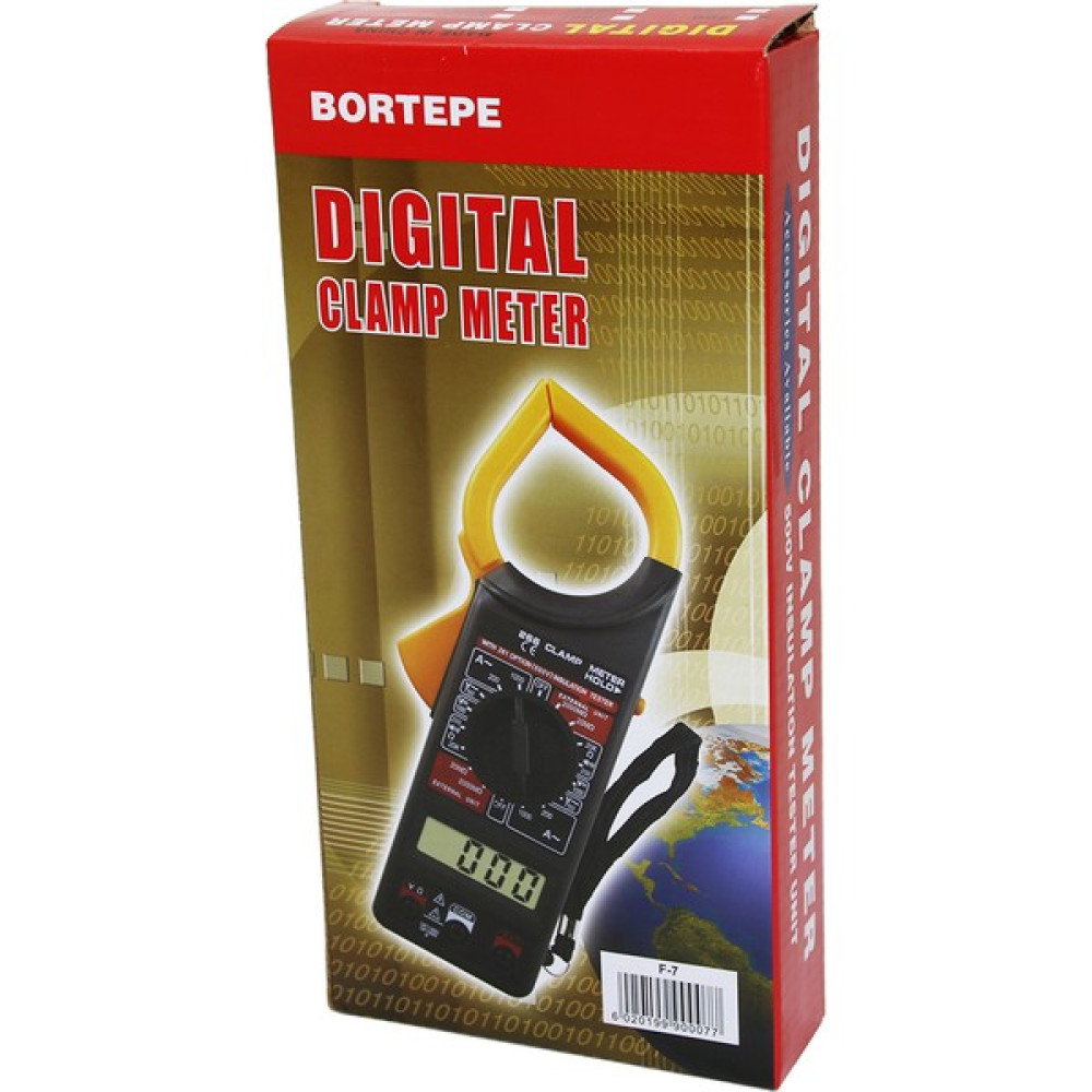 Bortepe F-7 Dıgıtal Clamp Meter Dijital Amper Metre - Multi Metre (4767) - MCT8823-1760 Oto Boyaları Fiyatı