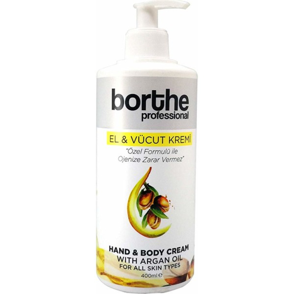 Borthe Argan Yağlı El ve Vücut Kremi 400ml Nemlendiriciler Fiyatı