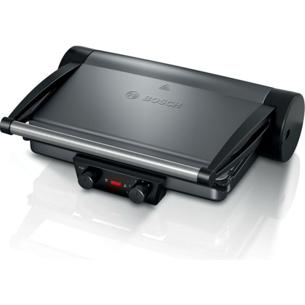 Bosch 6 Dilim Kapasiteli Çıkartılabilir Döküm Plaka 2000 W Yağ Hazneli Izgara Fonksiyonlu Paslanmaz Çelik Tost Makinesi, Inox - Gri Tost Makineleri Fiyatı