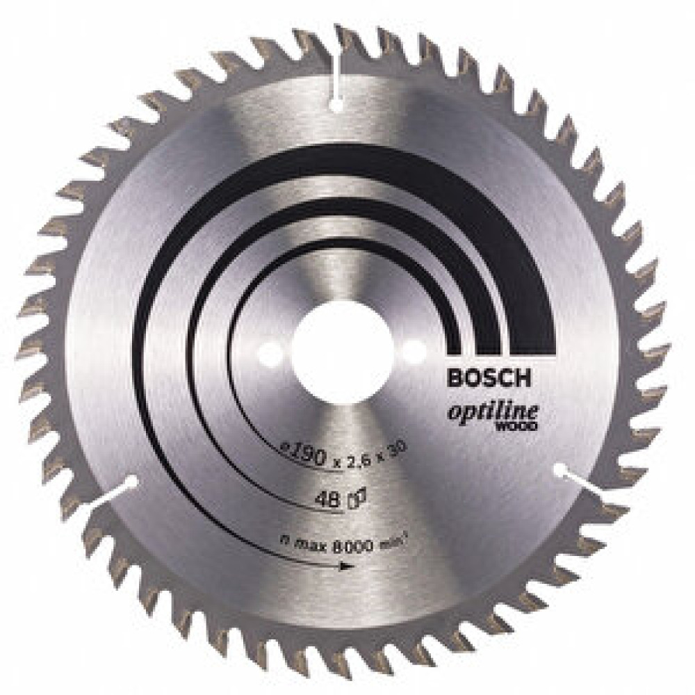 Bosch Ahşap Daire Testere Diski 24 Diş 190x30 mm Yedek Parça - Elektrikli El Aletleri Fiyatı