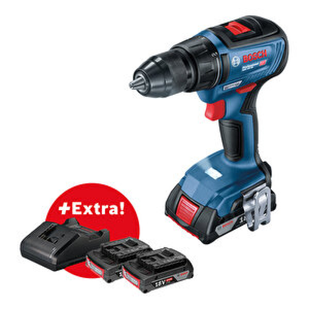 Bosch GSR 18V-50 Vidalama (3x2.0 Ah; Plastik) Akülü Vidalama Makinesi Fiyatı