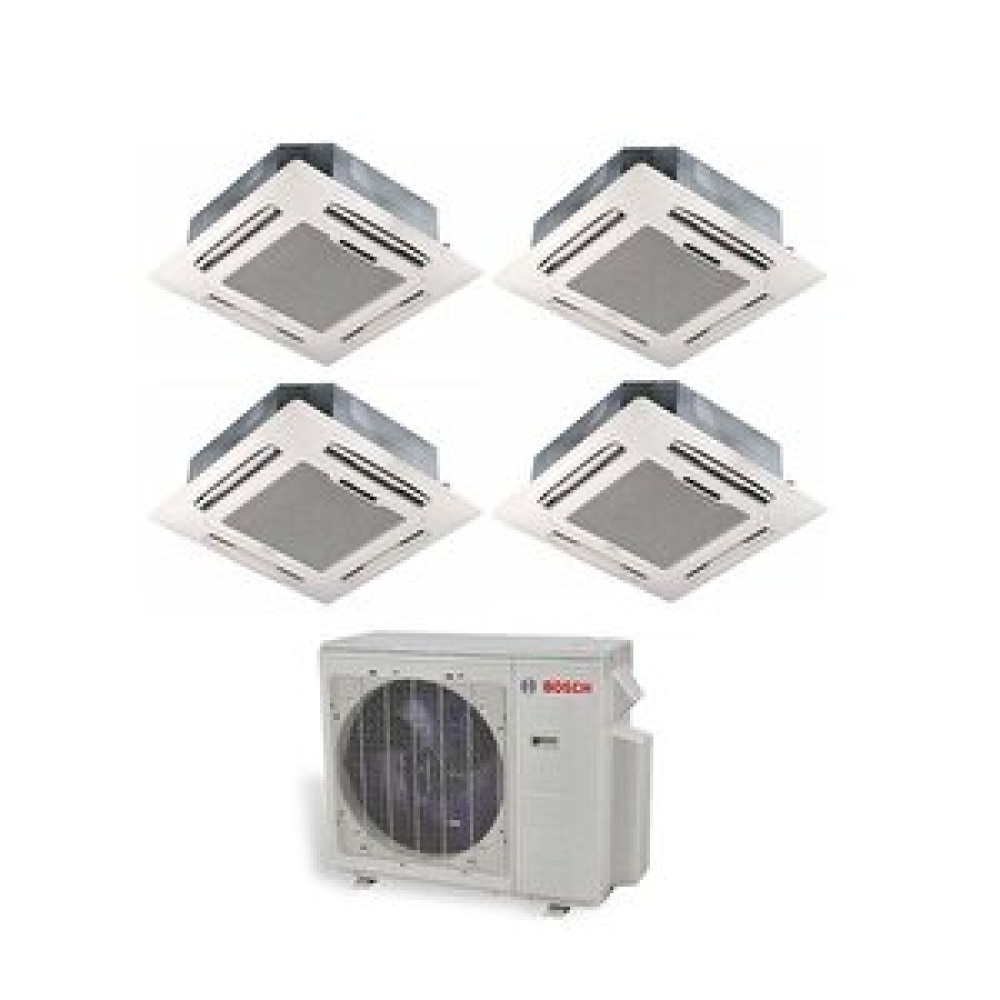 Bosch Multi Kaset Tipi İnverter Klima 28000 Btu 1 Dış + 4 İç Ünite 9000 Btu Klimalar Fiyatı