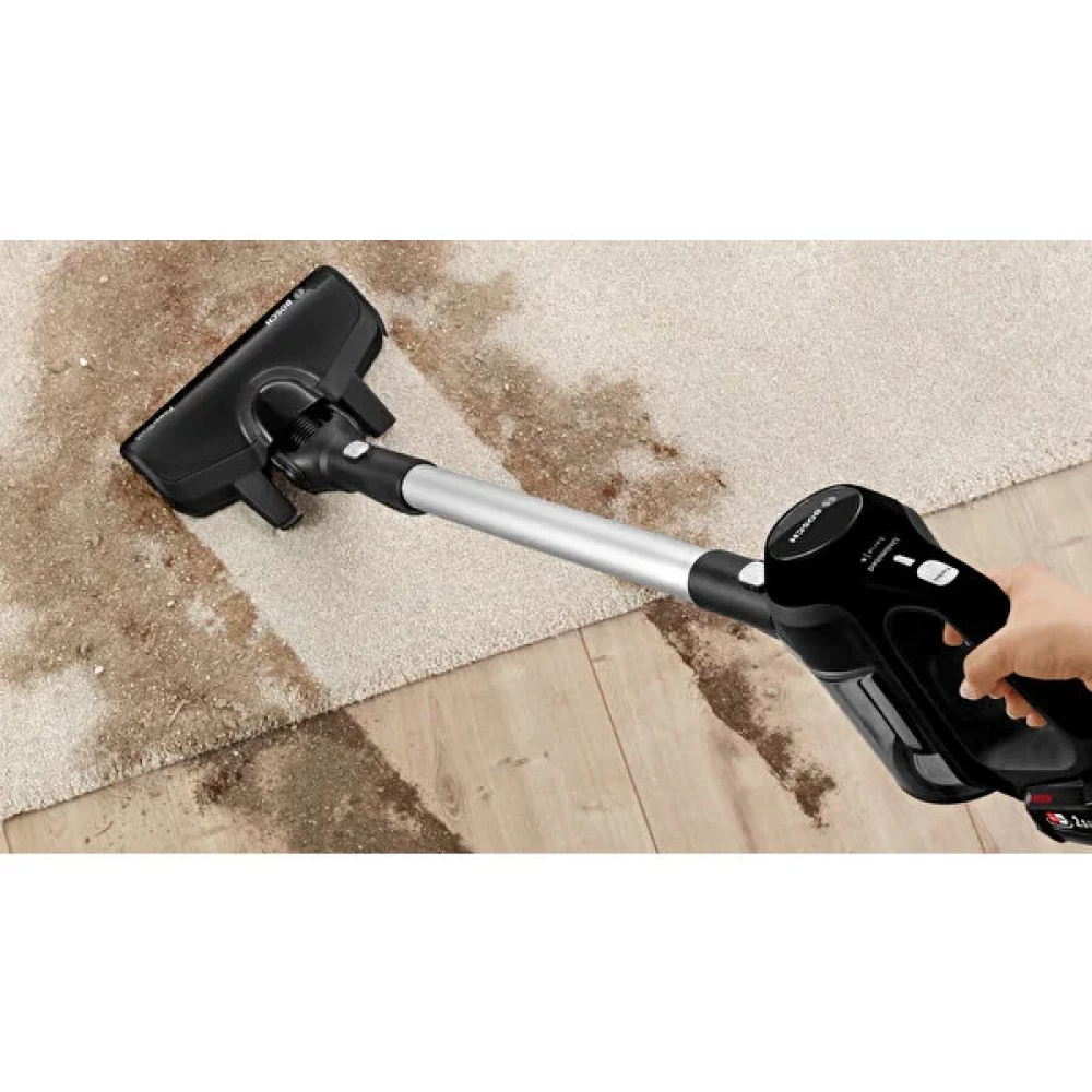 Bosch Şarjlı Dikey Süpürge, Digitalspin Motor, Rotation Clean Filtre 10 Yıl Motor Garantili+Beyaz Lambader - Siyah Elektrikli Süpürgeler Fiyatı