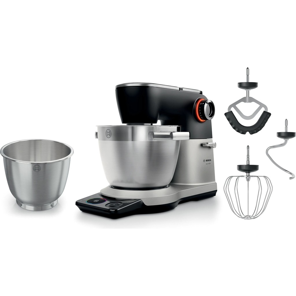 Bosch Serie 8 MUMS8ZS18 Mutfak Makinesi 1800 W Gümüş, Siyah - Black Silver Mutfak Robotları Fiyatı