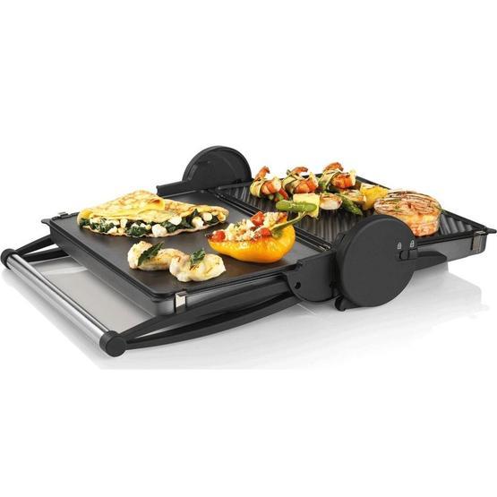 Bosch TFB4431V 2000 W 6 Adet Pişirme Kapasiteli Teflon Çıkarılabilir Plakalı Izgara ve Tost Makinesi