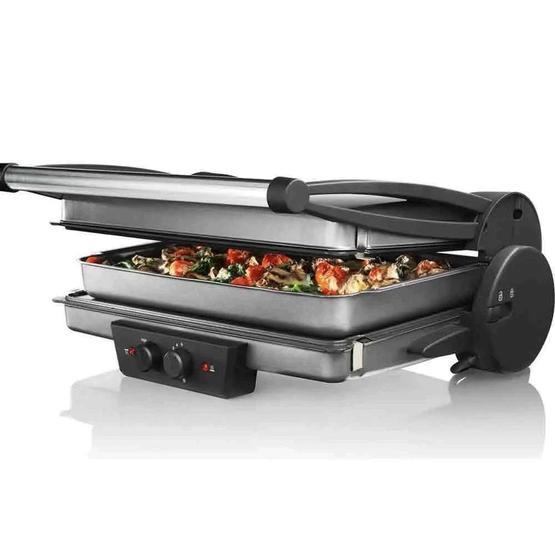 Bosch TFB4431V 2000 W 6 Adet Pişirme Kapasiteli Teflon Çıkarılabilir Plakalı Izgara ve Tost Makinesi