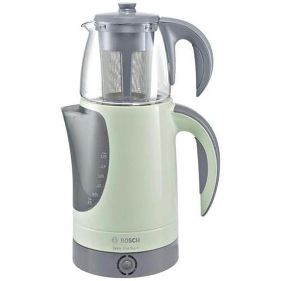 Bosch TTA3000 1700 W 1.2 lt Demleme 1.7 lt Su Isıtma Kapasiteli Çay Makinesi Beyaz Çay Makineleri Fiyatı