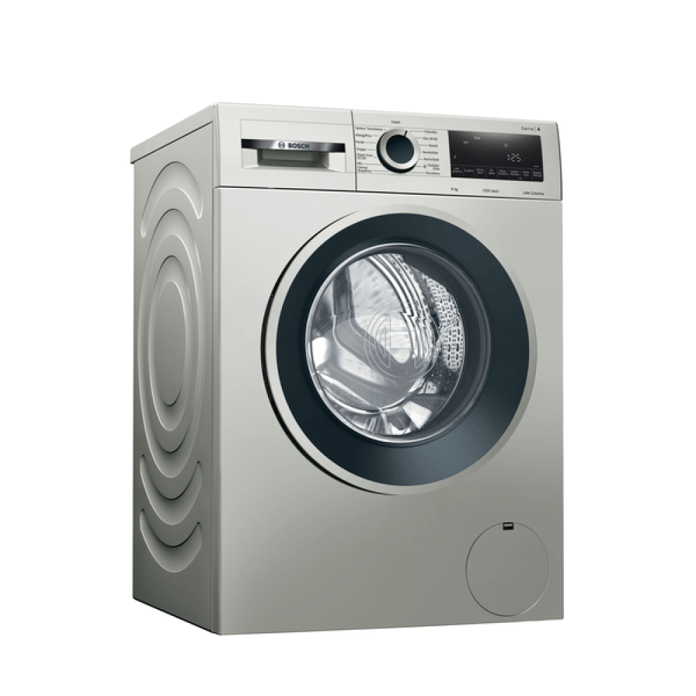 Bosch Wga142Xstr 9 KG 1200 Devir Çamaşır Makinesi Gümüş Çamaşır Makineleri Fiyatı