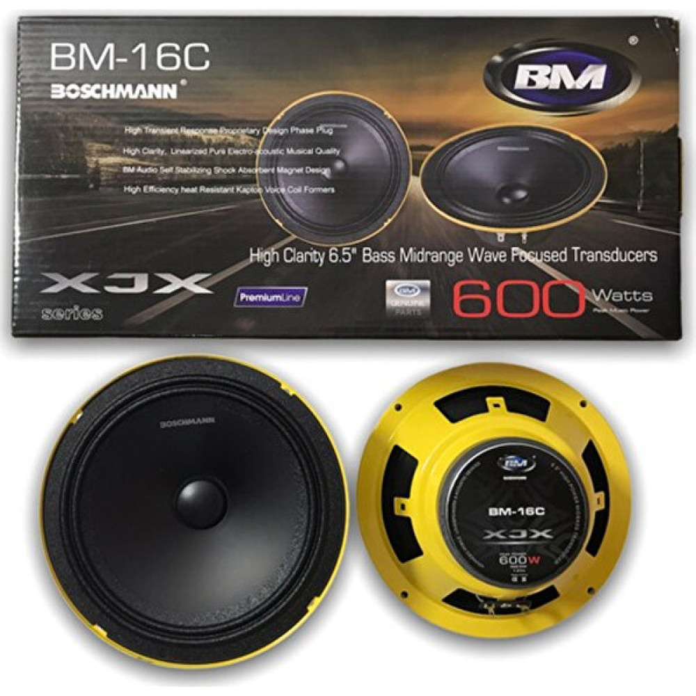 Boschmann BM-16C Mıdrange 16 CM600 Wat 90 Rms Oto Hoparlörleri & SubWoofer Fiyatı