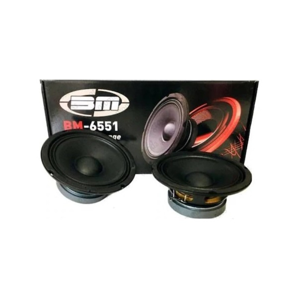 Boschmann Bm - 6551 16 cm 650 Watt Profesyonel Midrange Hoparlör ( 2 Adet ) BM-6551 Oto Hoparlörleri & SubWoofer Fiyatı