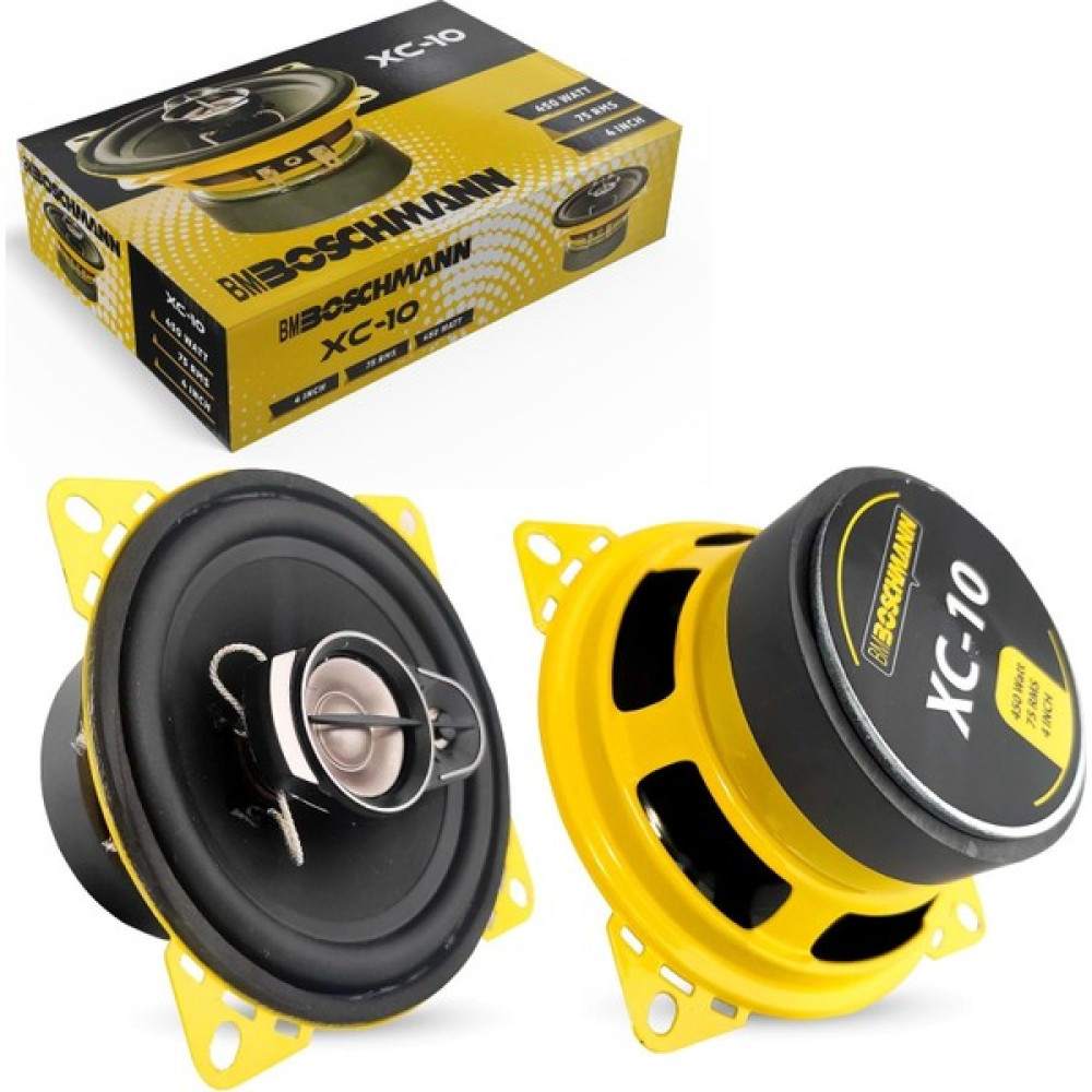 BOSCHMANN Oto Hoparlör 10CM 450W Tweeterli 2 Adet Boschmann Xc-10 Oto Hoparlörleri & SubWoofer Fiyatı