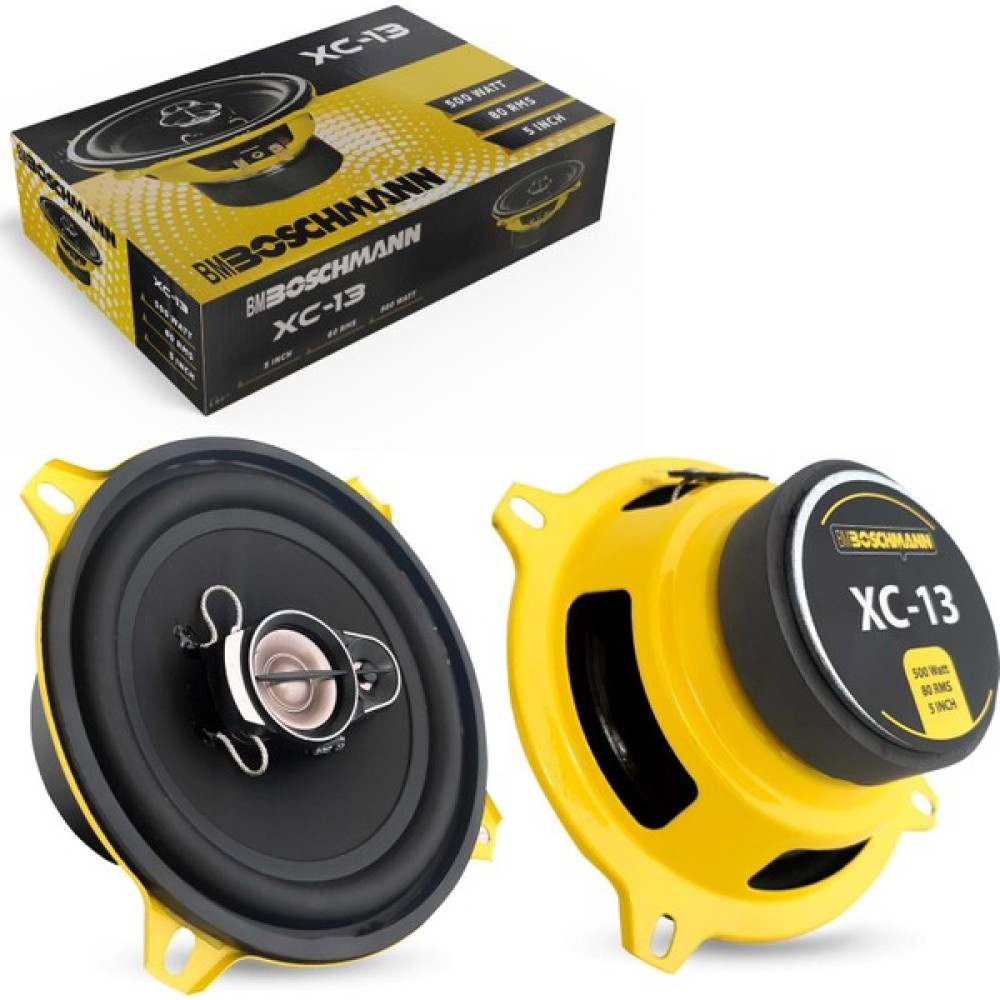 BOSCHMANN Oto Hoparlör 13CM 500W Tweeterli 2 Adet Boschmann Xc-13 Oto Hoparlörleri & SubWoofer Fiyatı