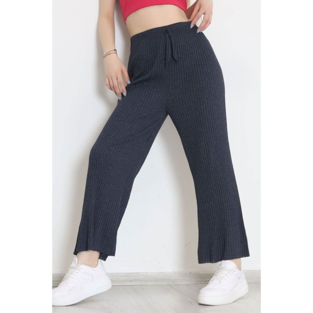 Bosfonis Fitilli Pantolon Koyuindigo - 8337.1567. Kadın Pantolon Fiyatı