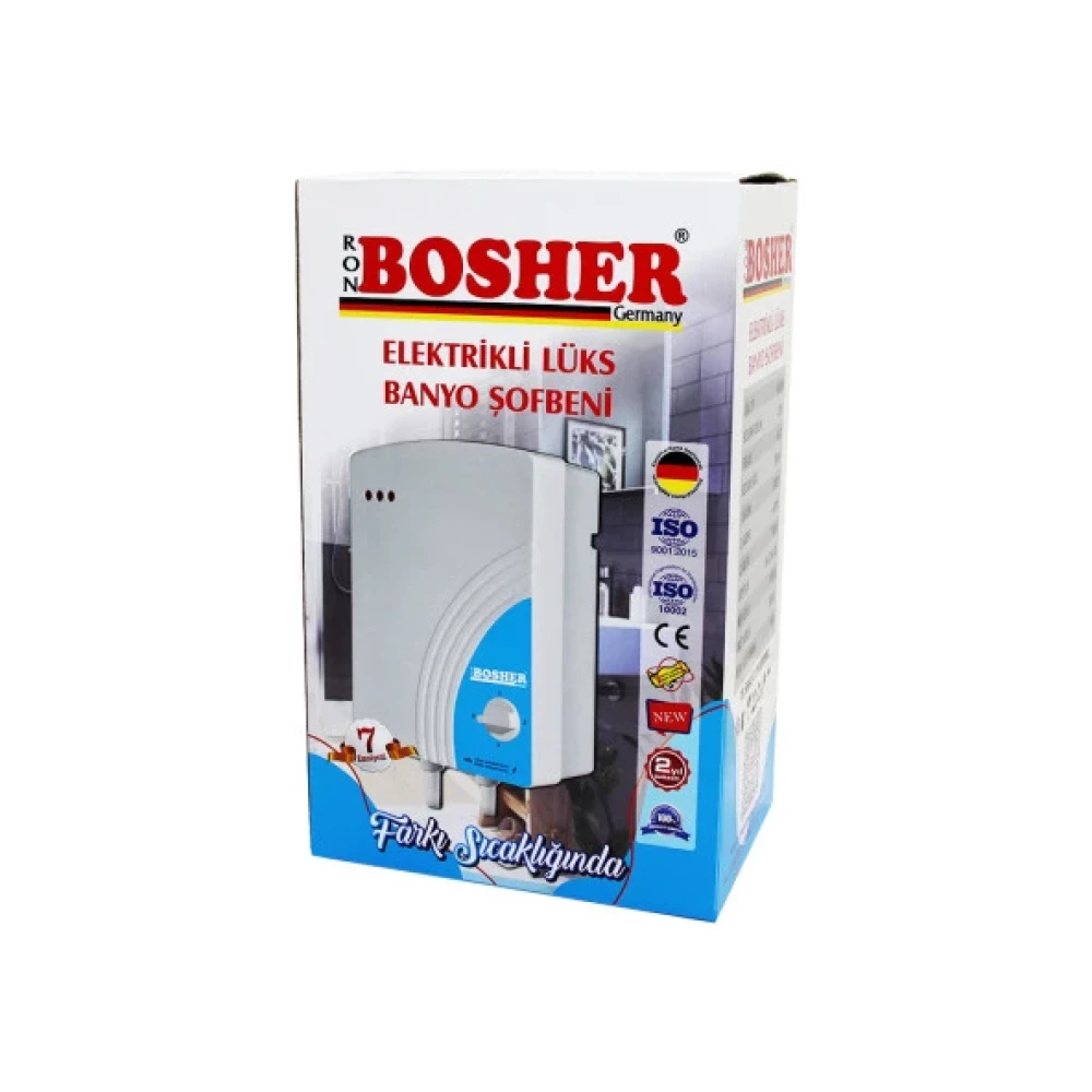 Bosher Elektrıklıbanyo Sofbenı 7500W (44Dex34) Duşakabin Fiyatı